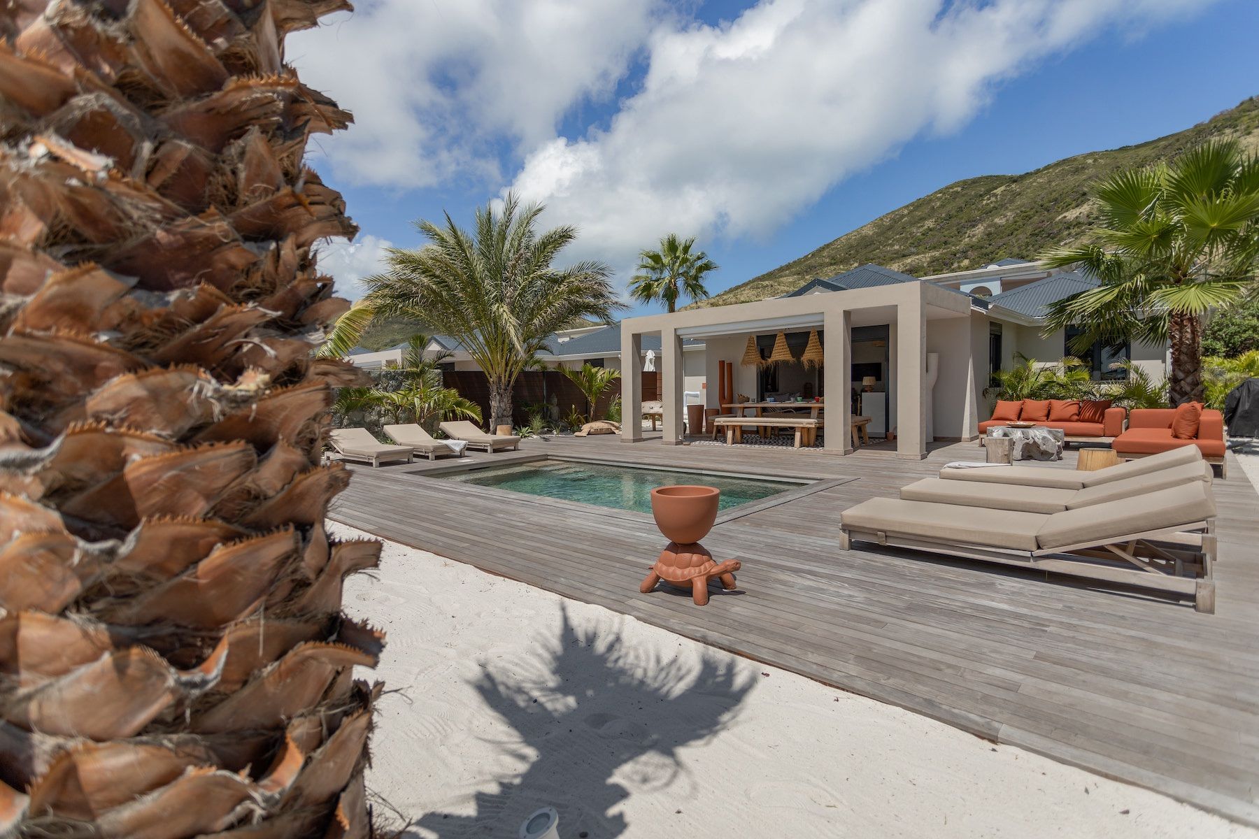 Views of The Beach House from the sand